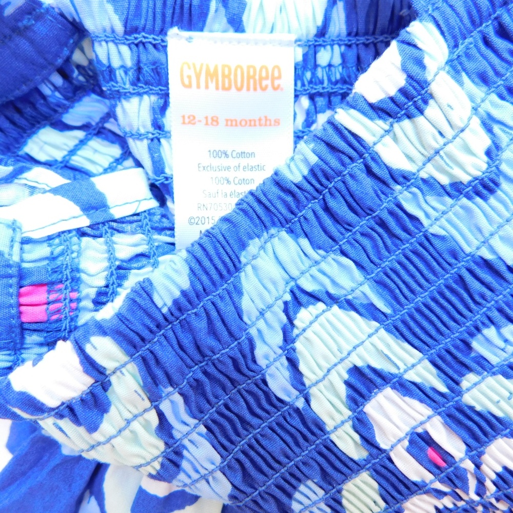 Gymboree Baby 12-18 Floral Smocked Sun Dress NWT - Picture 4 of 7